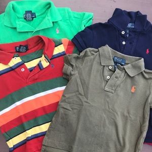 Assorted Ralph Lauren polo shirts